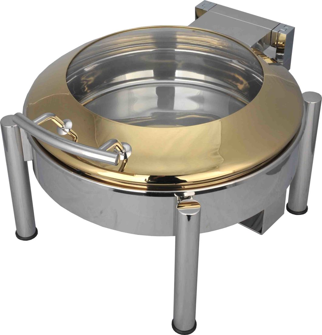 Pillard Frame with Chafing Dish Buffet and Gold Lid