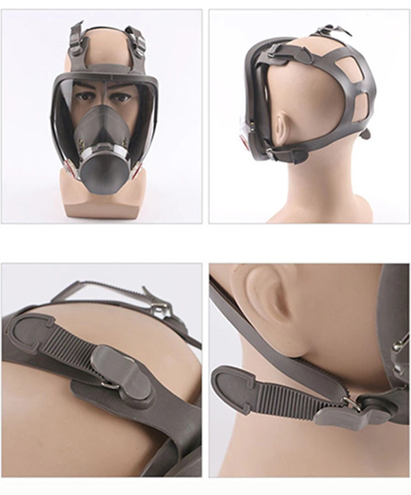 Double Full Face Respirator Mask