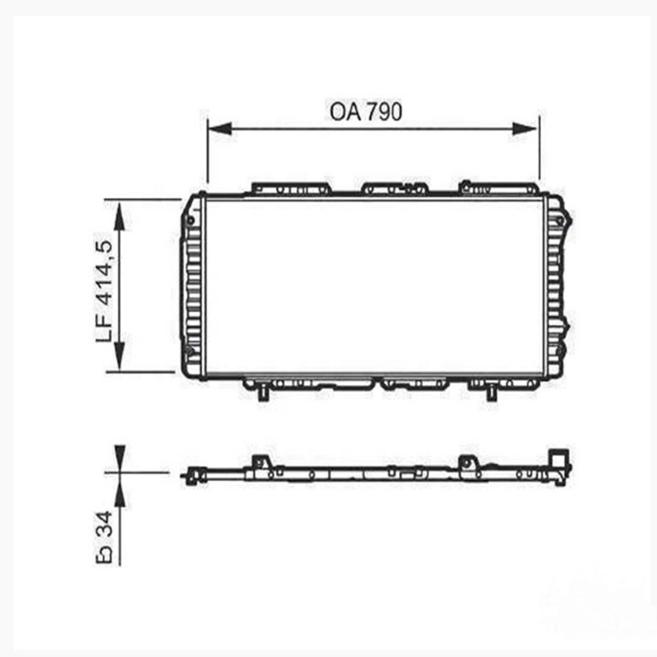 aluminum car radiator aluminum car radiator