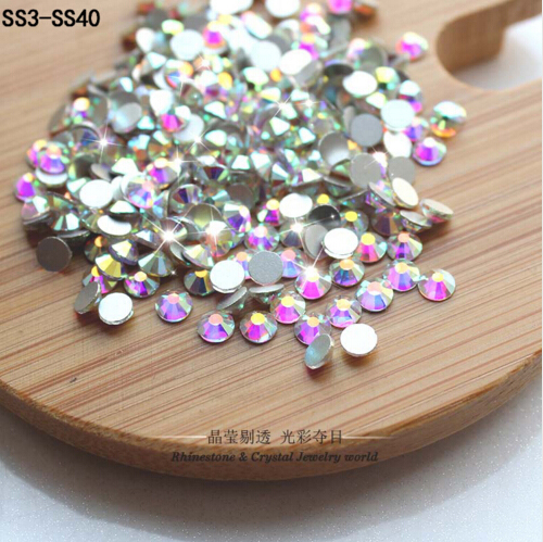 Strass Crystal Ab Flatback DMC Non Hotfix Rhinestones Non Hot Fix Crystal Stone (FB-SS3 crystal ab/3A)