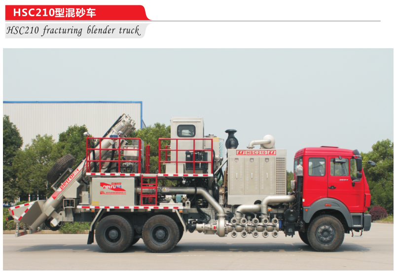 210 Fracturing Blender Truck, High Quality 210 Fracturing Blender Truck