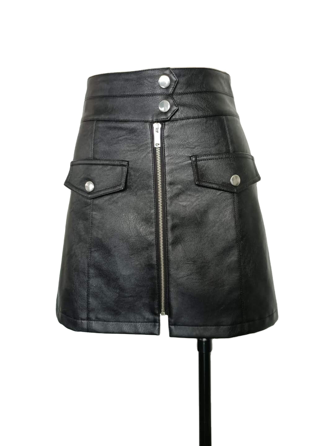 PU Leather Skirt