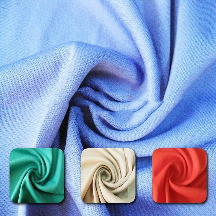 interlock plain dyed fabric