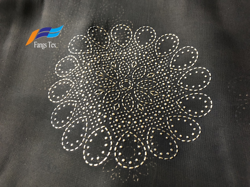 Islamic Muslim Polyester Dot Voile Chiffon Drop Fabric 6