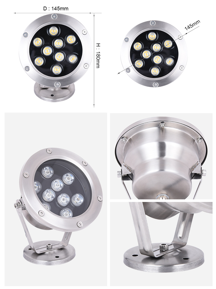 304 Stainless Steel Underwater Light