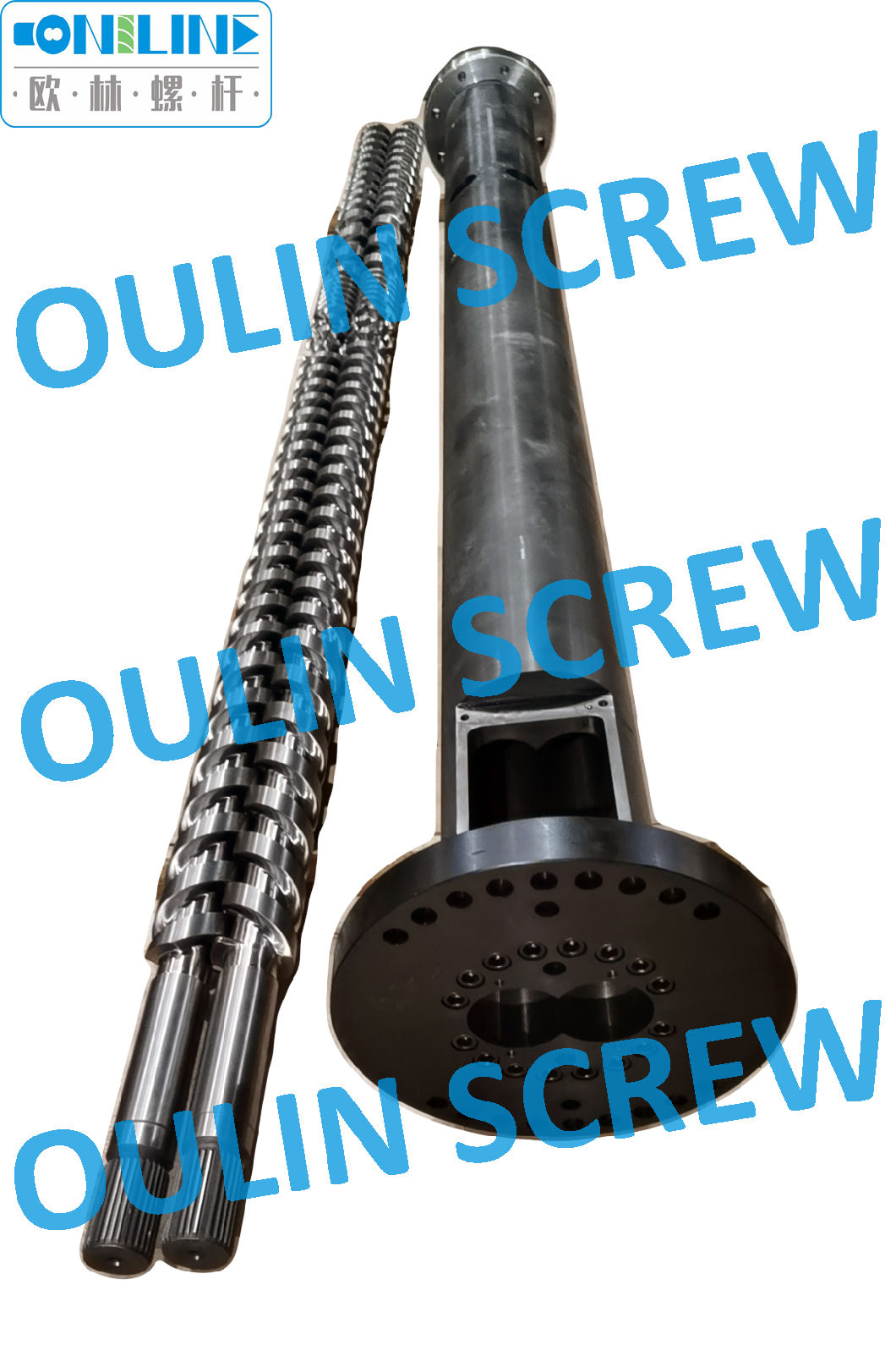 Factory Direct! Cincinnati 93mm Twin Screw and Barrel for PVC Profile