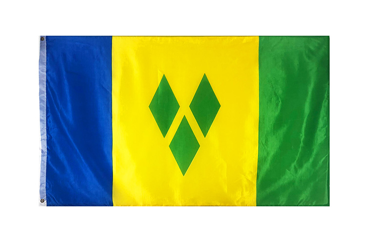Custom Saint Vincent Grenadines Banner Polyester Flags Custom Saint Vincent Grenadines Banner Polyester Flags