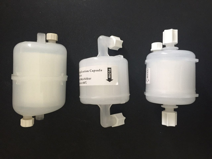 0.2um 5'' PTFE Membrane PF Capsule Filter for Filtration of Solvent and Medicine Liquid