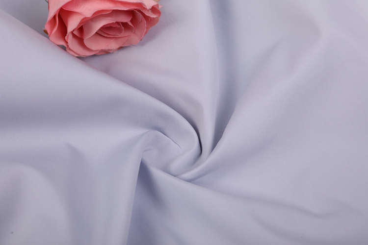 stocklot solid plain cotton polyester fabric 