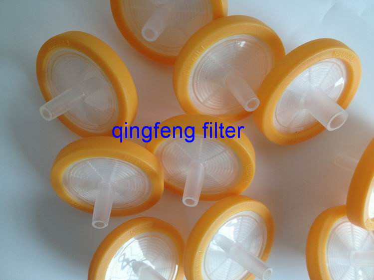 0.45um 33mm Ca Syringe Filter with Cellulose Acetate Membrane