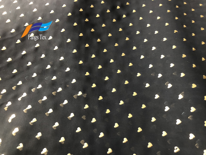 Islamic Muslim Polyester Dot Voile Chiffon Drop Fabric 1