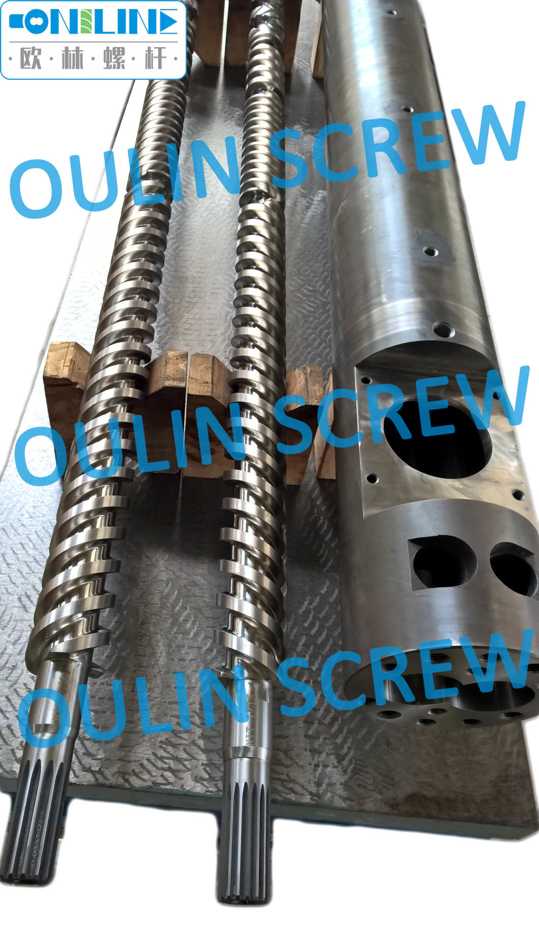 Battenfeld 65mm Parallel Twin Screw Barrel for PVC Extrusion