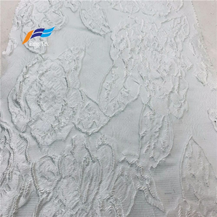 Floral Brocade Metallic Wedding Dress Jacquard Fabric  2