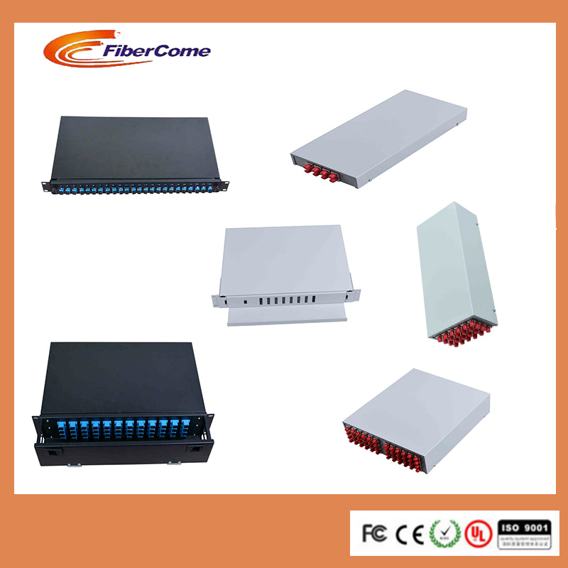 Fiber Optic 1u 19' Rack Mount Fiber Optic Patch Panels