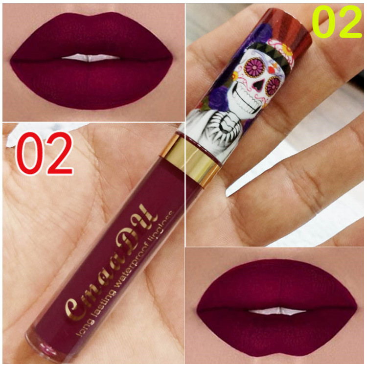 Skull Cosmetic Makeup Lip Gloss