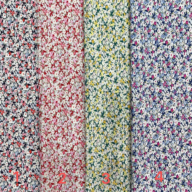 stocklot textile 100% cotton poplin digital printed fabric