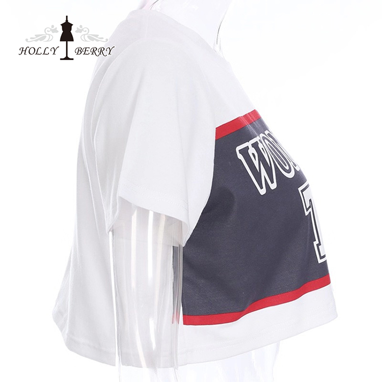 Letter Printing Shirts and Blouses Ladies