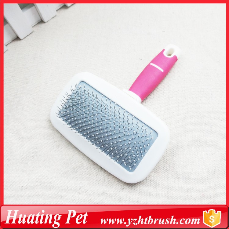 Disposable puppy care tool pink brush 