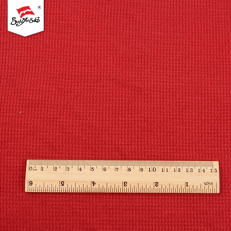 Red Solid Color Dyed Fabric