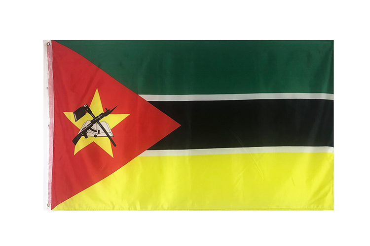 Factory Custom Mozambique National Banner Polyester Flags