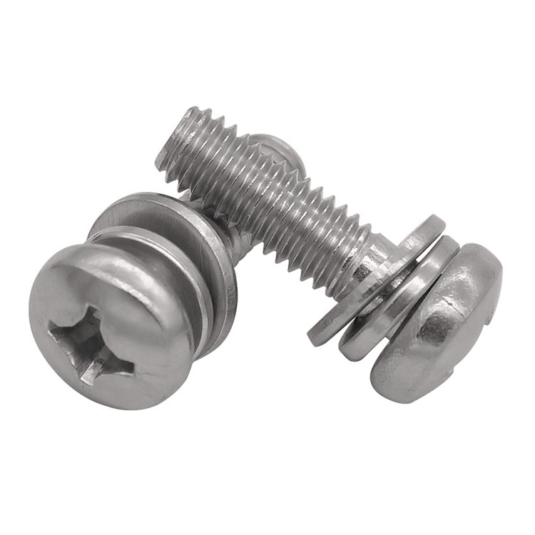 Cross Recessed Pan Head Screws and Washer Assemblies