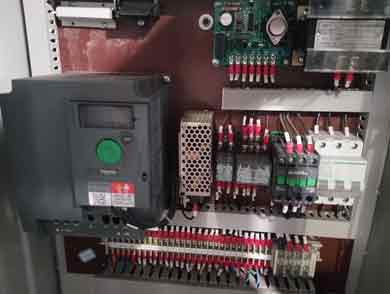 Rotary die cutting machine detail Rotary die cutting machine detail