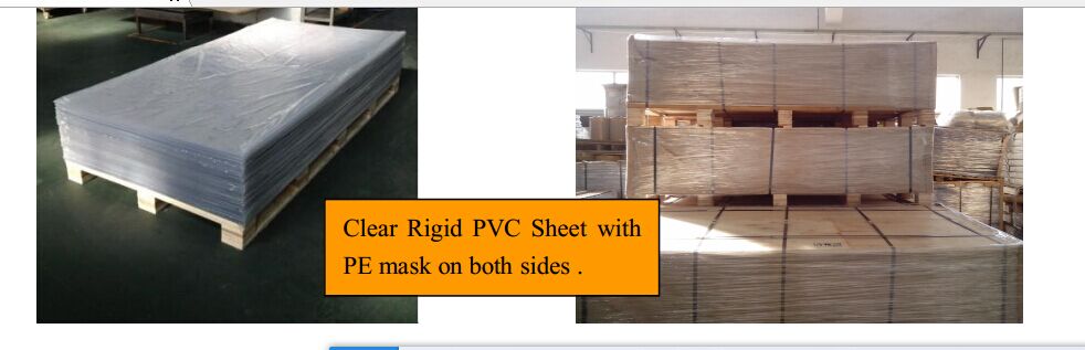 Thin Matte Clear Rigid Pvc Sheet For Printing, High Quality Thin