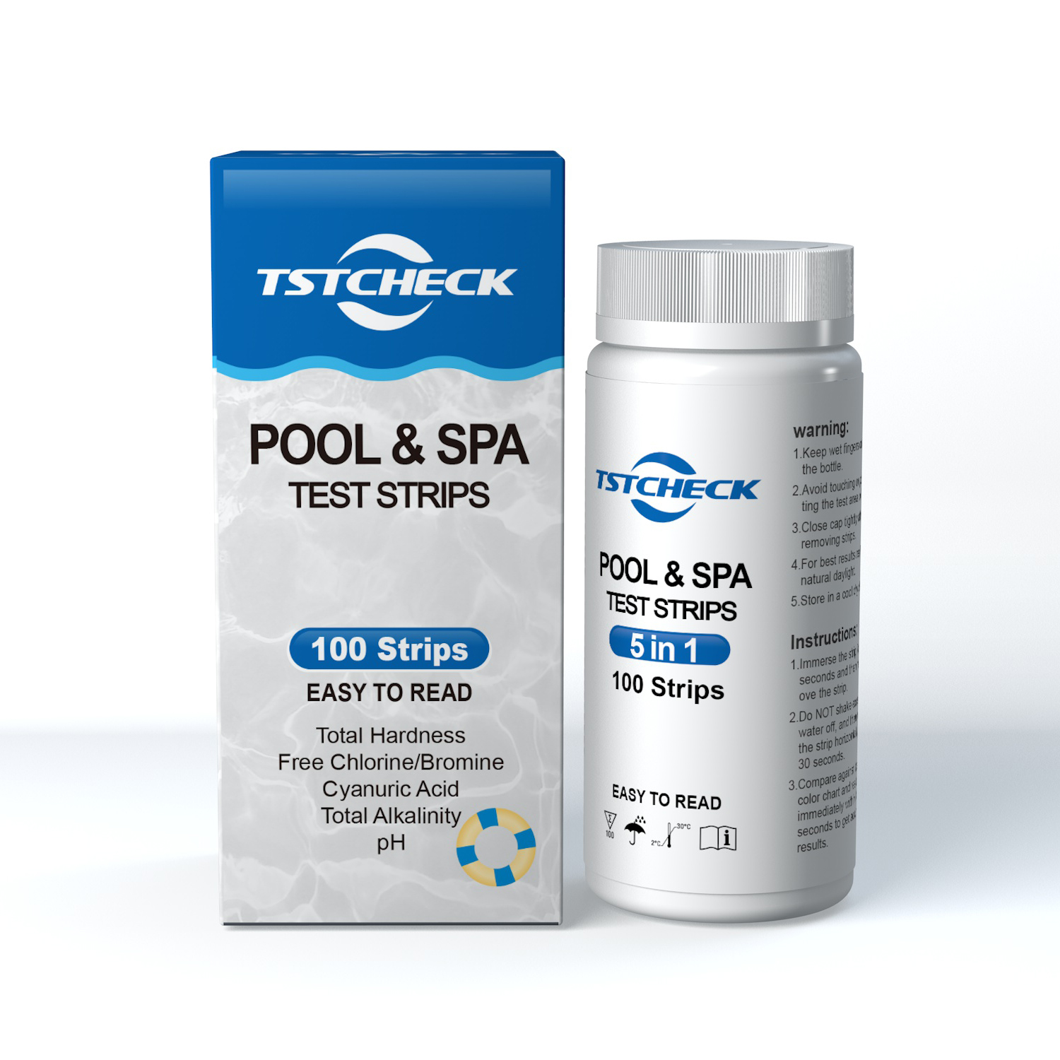 new Pool Test Kit 5in1