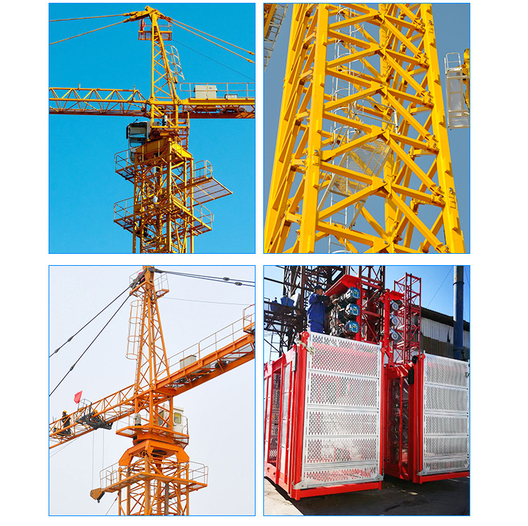Grúa torre de pared exterior Exterior Wall Tower Crane