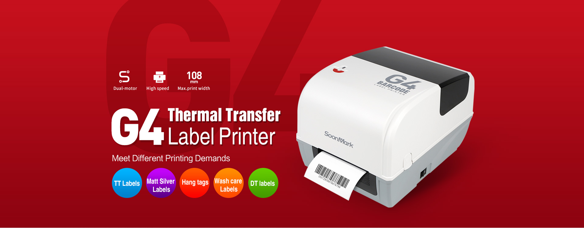G4 thermal transfer printer