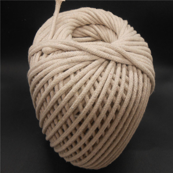 White Cotton Rope Cotton String Cotton Twist Rope Braided Rope