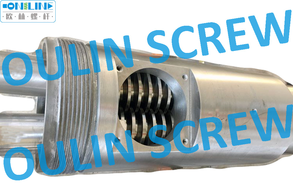 55/110, 55/120 Twin Conical Screw and Barrel for PVC Extrusion