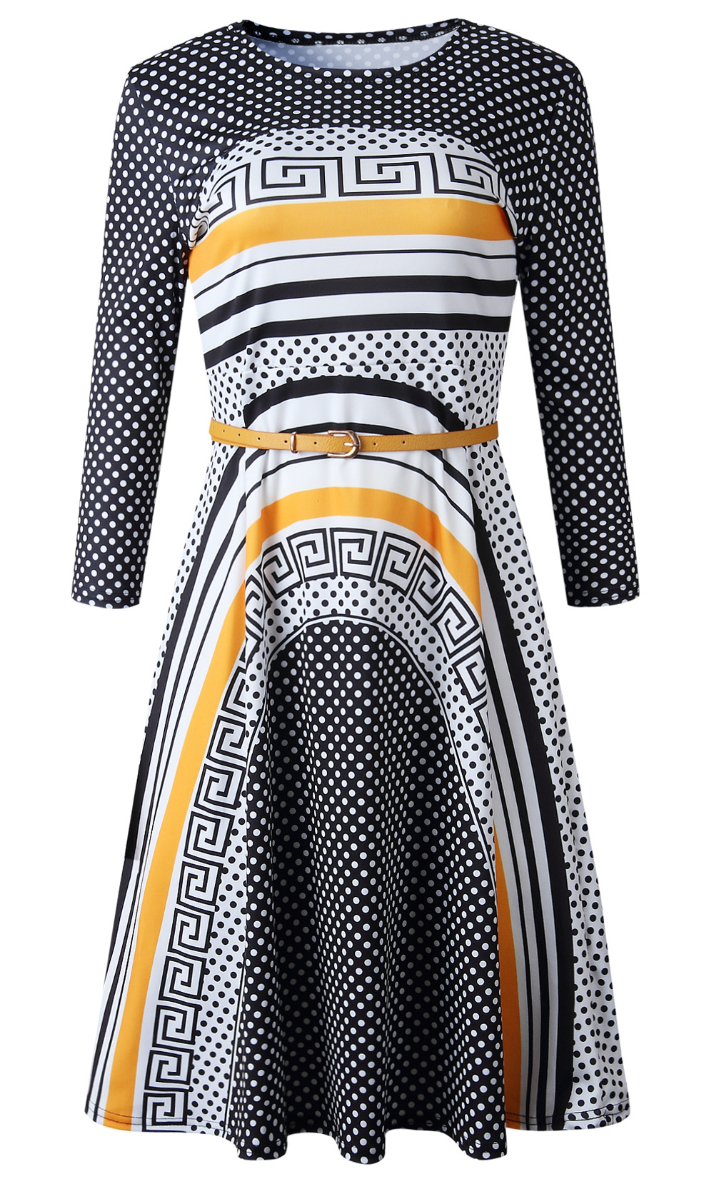 Women Casual Long Sleeve Dress