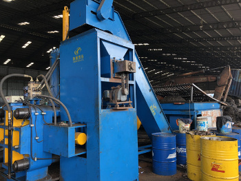 Y83W-630 Waste Steel Cuttings Horizontal Automatic Briquette Machine