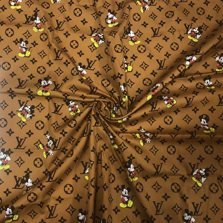 Tela de tela de bebé de popelina de sarga de algodón impresa personalizada Custom Printed Cotton Twill Poplin Baby Cloth Fabric