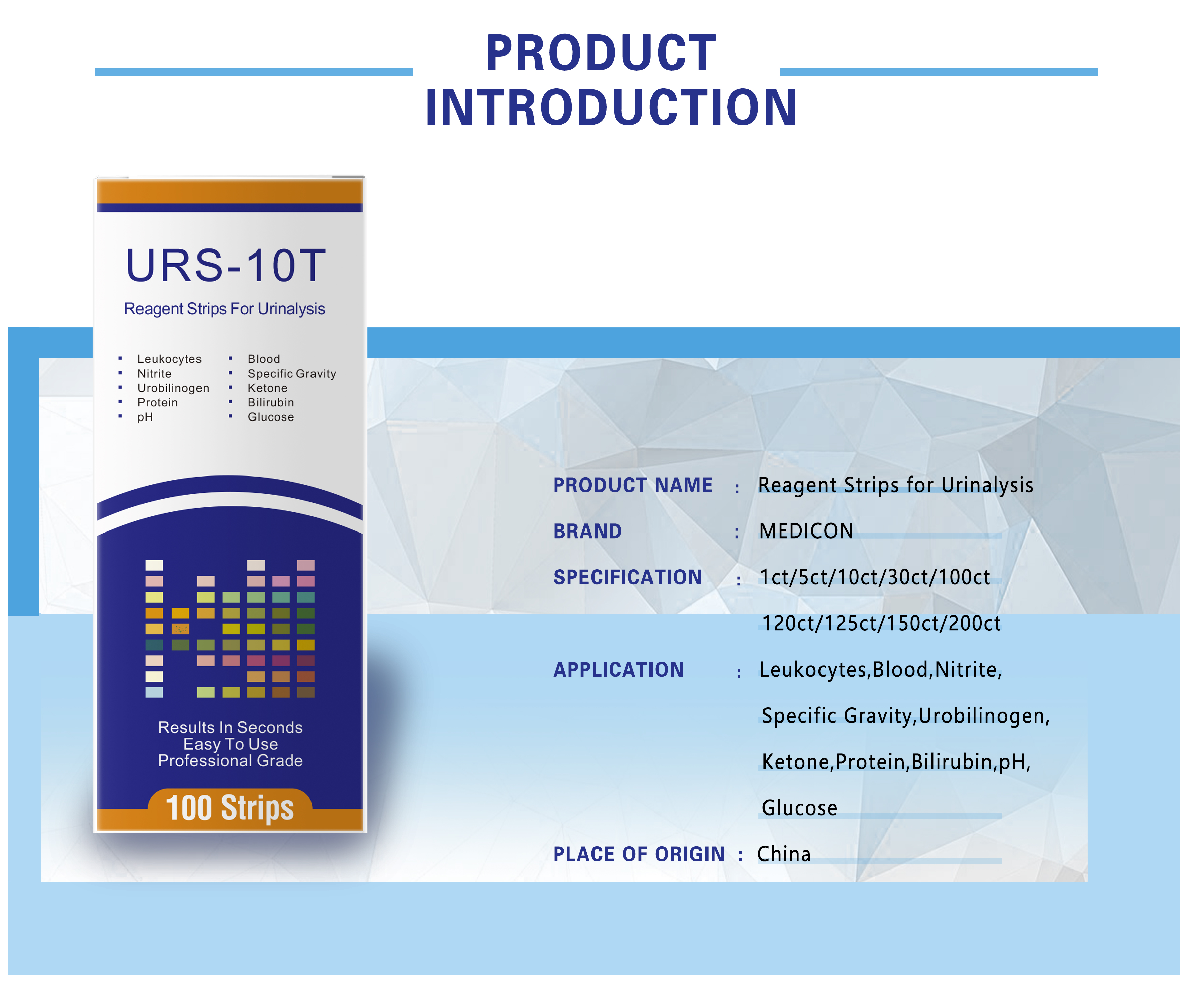 Medicon Urine Strips