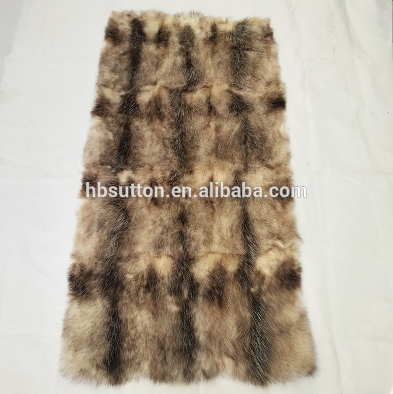 Raccoon Dog Skin Hides Real Raccoon Skin Pelt For Garment, High Quality