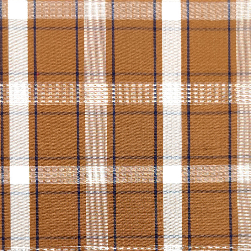  plaid yarn dyed cotton dress fabric 