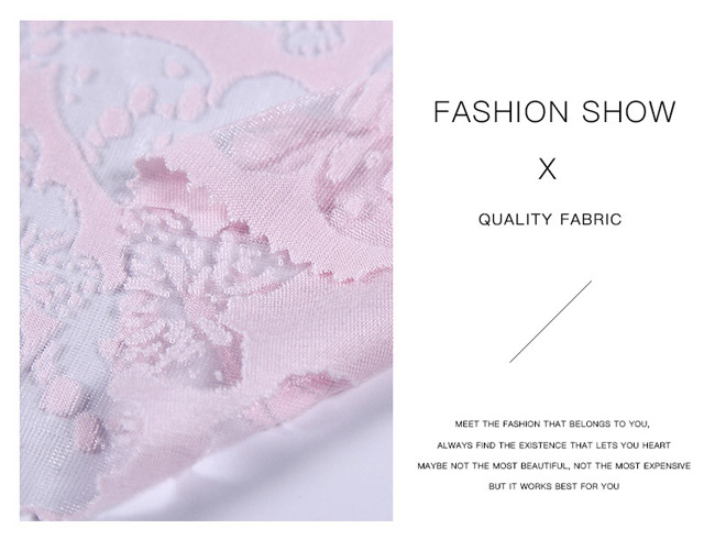 Butterfly Partten Print Burnout Fabrics