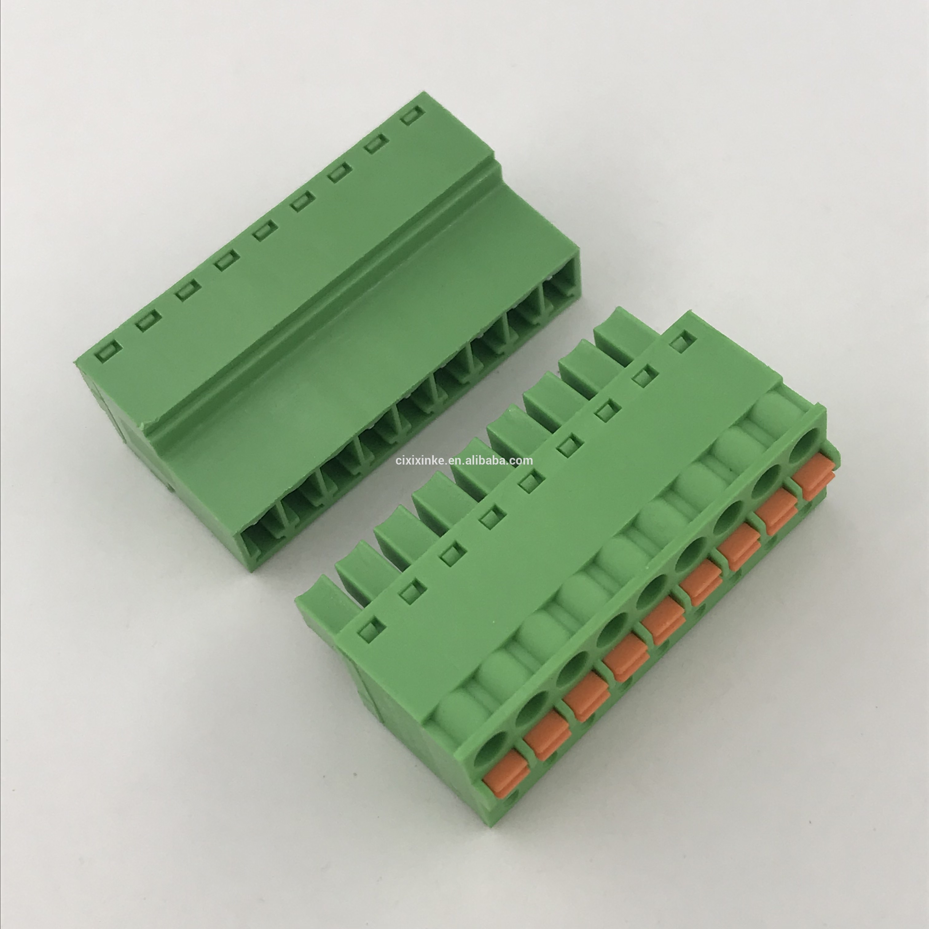 9pin male to female pluggable spring terminal block