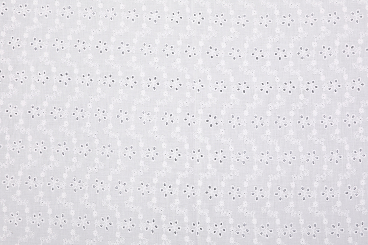 Woven 100% Cotton Dyed Embroidered Fabrics 