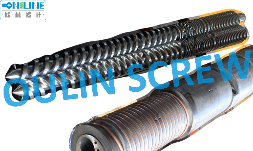 92/188 Twin Conical Screw and Barrel for Spc Extrusion