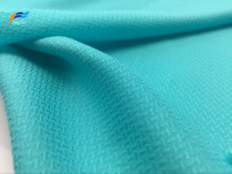 Elegant 60*60 100% Polyester Dobby Jacquard Ladies Fabric 1 Elegant 60*60 100% Polyester Dobby Jacquard Ladies Fabric 1
