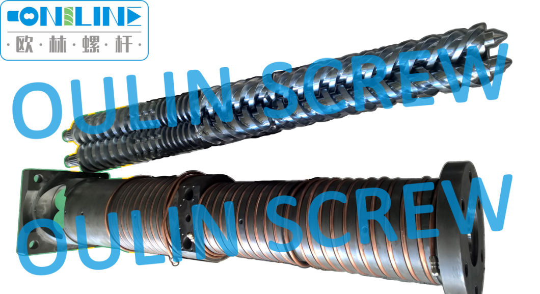 Kraussmaffei Kmd70 Twin Conical Screw Barrel for PVC Pipe