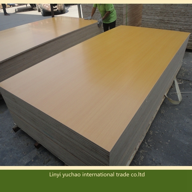 Wooden Grain Mlelamine Plywood for Kitchen Cabinet