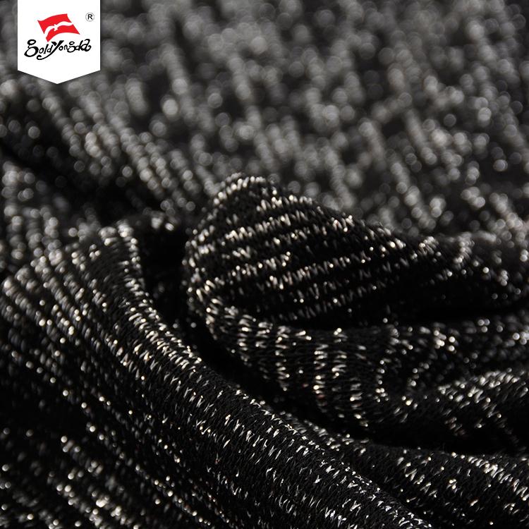 Luxury Silver Polyester Fabric Wholesale
