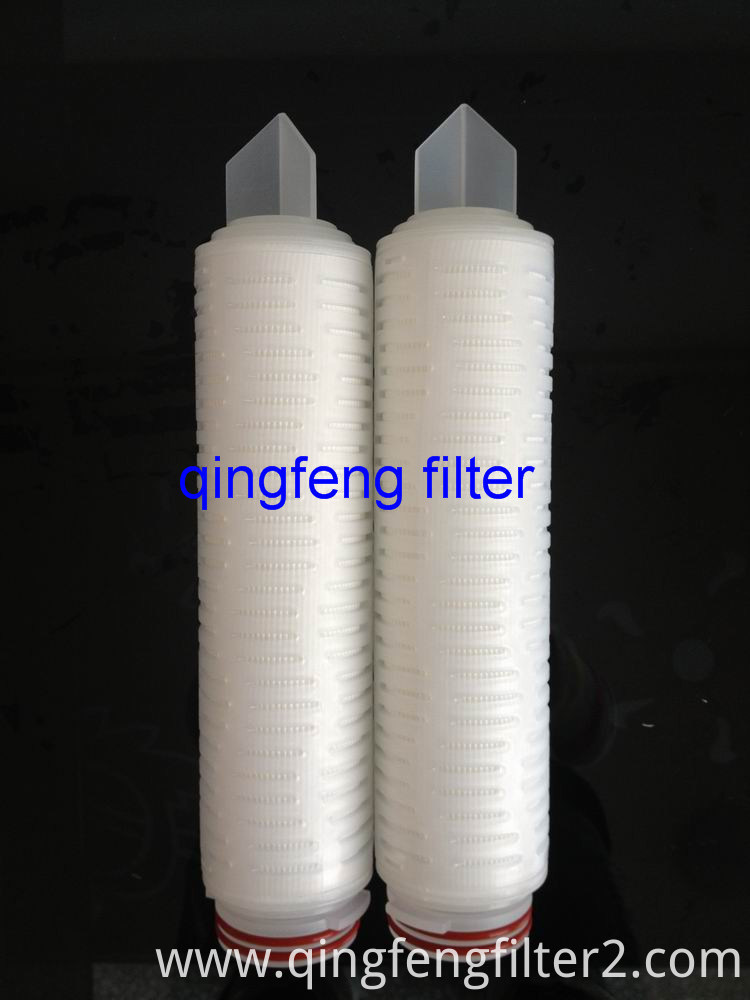 Medical Lyophobic Pes Membrane Pleated Filter Cartridge