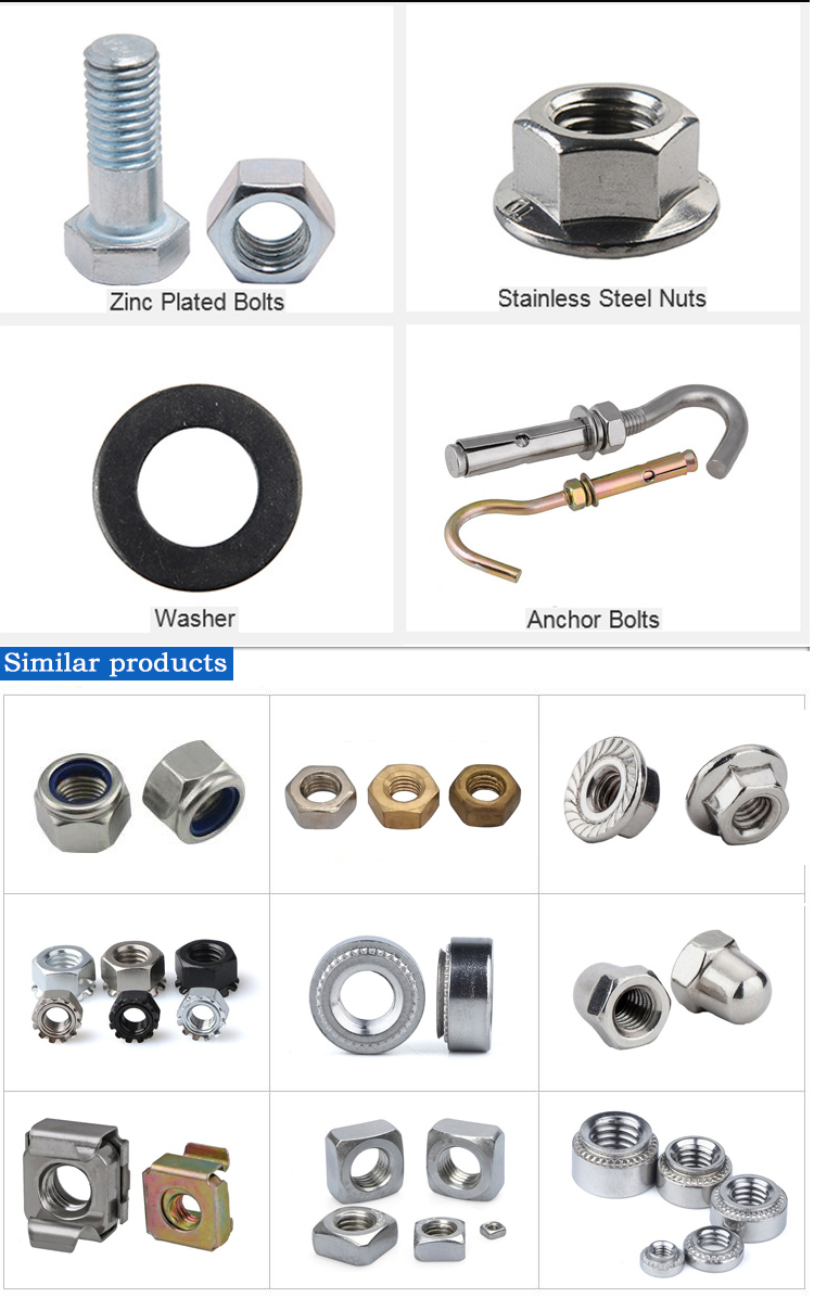 Self-locking and Self-clinching Flush Nuts