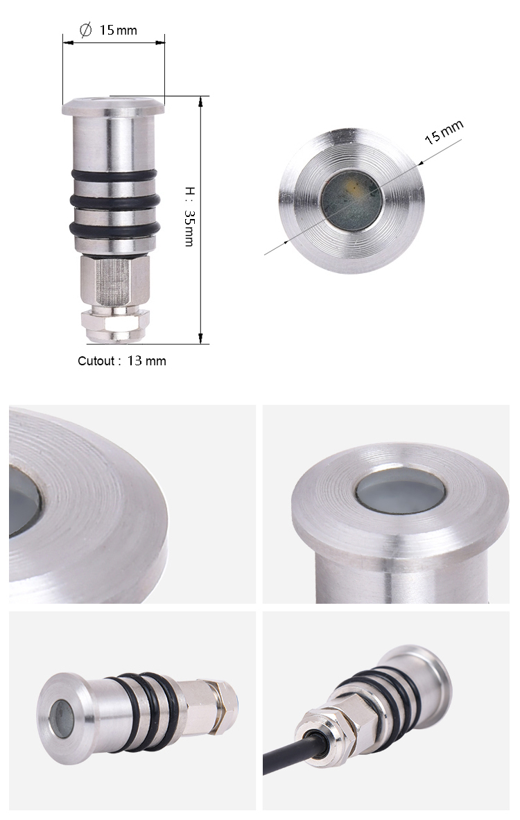 Stainless Steel LED Recessed Step Light