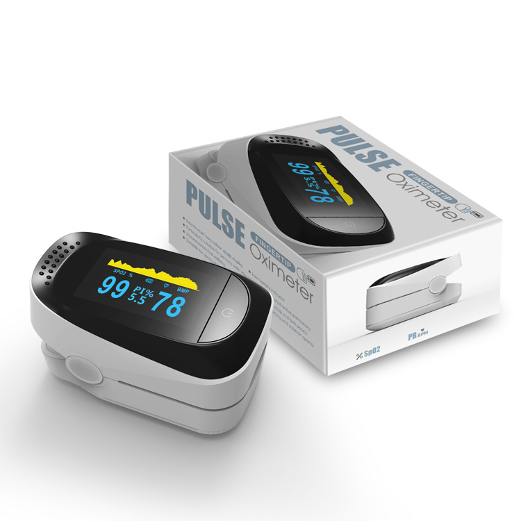 2020 제조업체 OEM 의료 휴대용 핸드 헬드 FDA 디지털 OLED 혈액 맥박 산소 산소 측정기 SpO2 손가락 끝 맥박 산소 측정기
